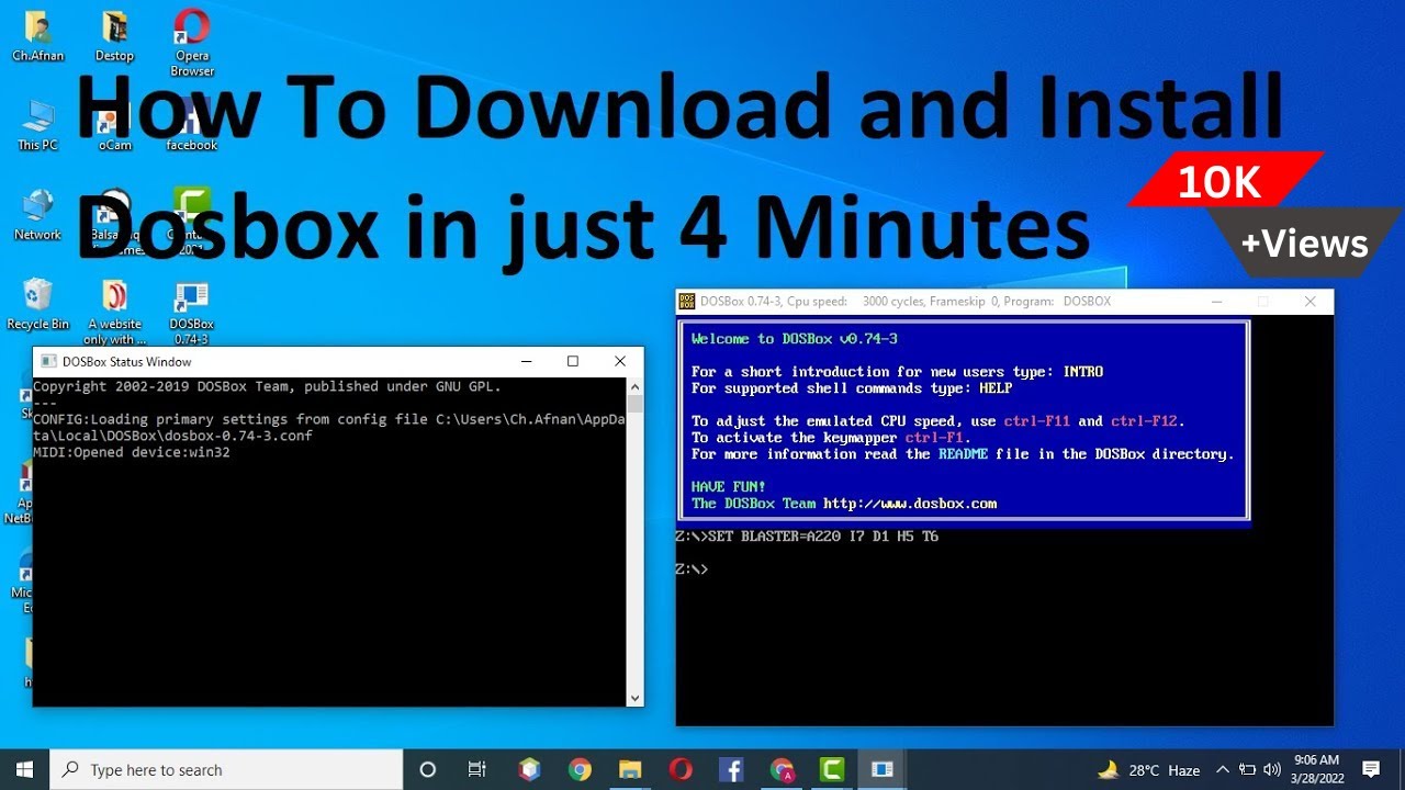 Post Title How to Download and Install DOSBox on Windows (7, 8, 10 & 11) in Just 4 Minutes