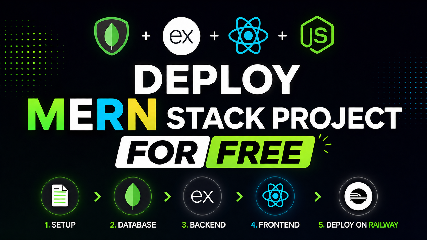 How to Deploy a MERN Stack Project for FREE Using MongoDB Atlas, Railway & Netlify (Complete Guide 2026)
